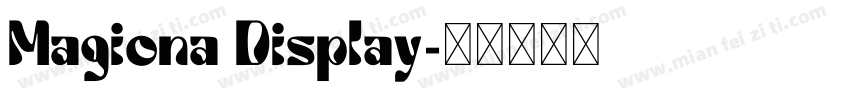 Magiona Display字体转换